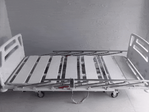 Cama hospitalar eletrônica 3 movimentos com elevador no leito